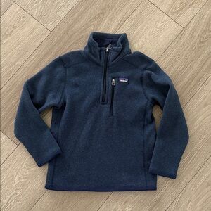 Patagonia better sweater 1/4 zip pullover size small 7/8